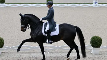 Ici aux Mondiaux de Herning, Corentin Pottier et Gotilas du Feuillard se sont classés huitièmes aujourd'hui.