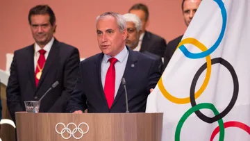 Ingmar de Vos lors de sa première élection au CIO en 2017 à Lima, au Pérou. 