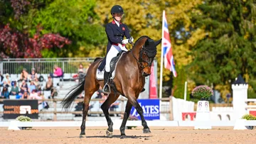 Bubby Upton et Cannavaro ont largement amélioré leur score de dressage par rapport à l’an dernier.