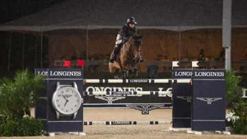 Nina Mallevaey et Dynastie de Beaufour se sont classées deuxièmes de cette épreuve à 1,50m.