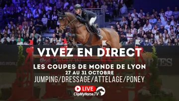 Les Coupes du monde de Lyon sont à suivre sur Clipmyhorse.tv ce week-end