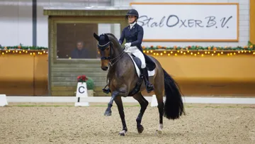 Pour leur première sortie internationale, Cathrine Laudrup-Dufour et Mount St John Freestyle ont été éblouissantes