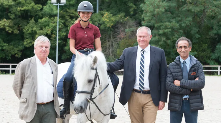 De gauche à droite : Olivier Klein, Chiara Zenati, Guillaume Vanthuyne, Hassan El Alaoui 