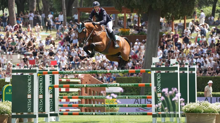 Lors du CSIO 5* de Rome, Bond Jamesbond de Hay a terminé septième du Grand Prix.