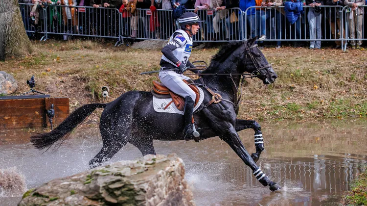 Tim Price et Happy Boy sur le cross hier