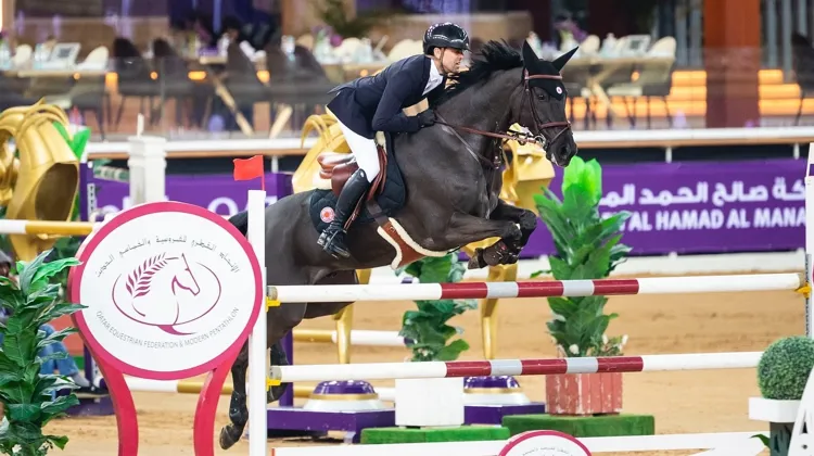 Simon Delestre a mené Dexter Fontenis à la victoire, ce soir à Doha