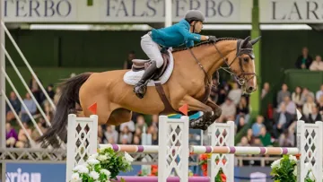 Abdel Saïd a remporté le derby de Falsterbo avec Arpège du Ru