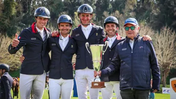 L’équipe de France, victorieuse à Montelibretti était composée de Maxime Livio, Benjamin Massié, Mathieu Chombart et Luc Château, entourés de l’infatigable Thierry Touzaint.