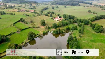 Belle propriété avec 23 ha