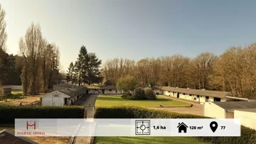 Écurie de propriétaires à proximité de la forêt et du Grand Parquet de Fontainebleau