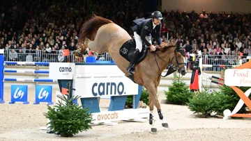 Dimanche, Tituan Schumacher a conclu son année 2022 en disputant le Grand Prix CSI 4* de Rouan avec Carera des Brimbelles.