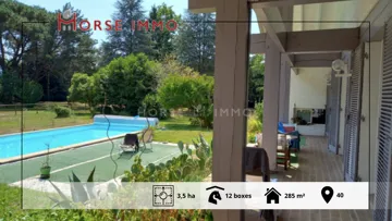Domaine équestre en Aquitaine à trente minutes de la mer