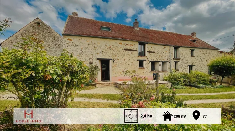 Propriété équestre familiale en pleine campagne briarde