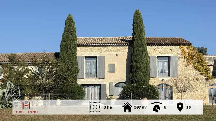 Domaine cévenol de caractère, restauré avec soin, offrant un cadre naturel préservé et un fort potentiel résidentiel, d’accueil ou équestre.