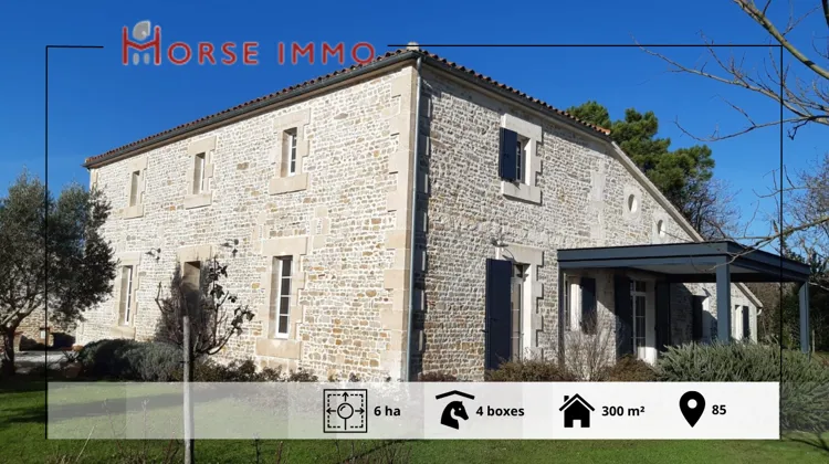 À vendre : propriété équestre entre authenticité et modernité au sud de la Vendée