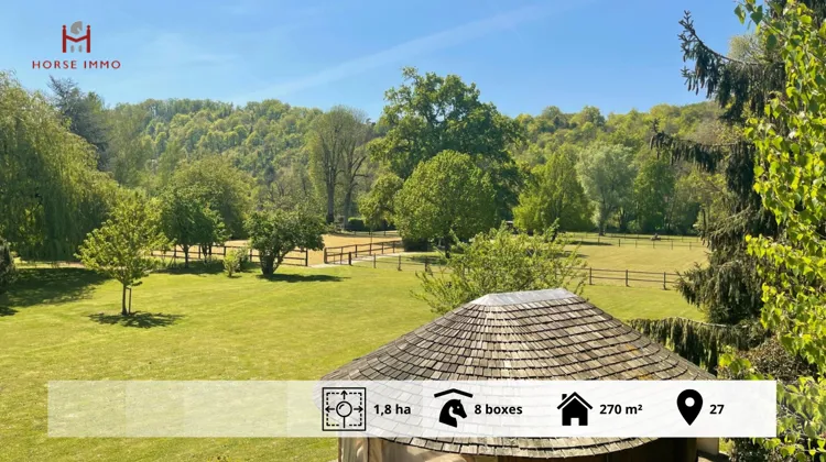 À vendre : propriété équestre en bordure de l'Eure