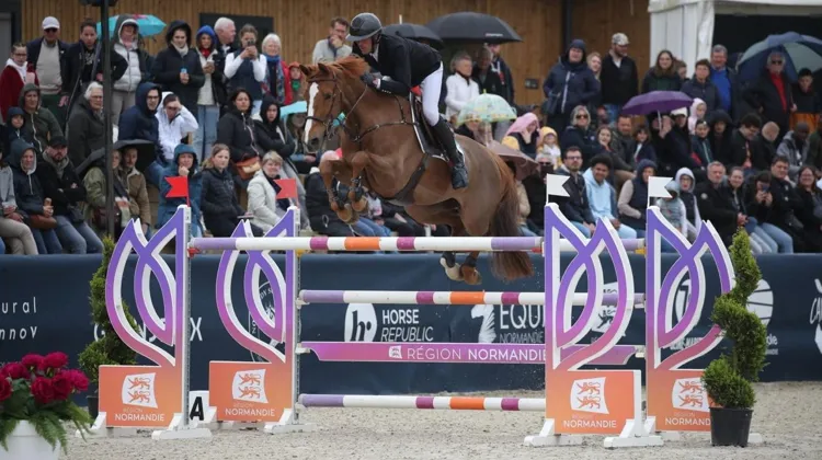 La jeune Vida Loca, huit ans, a permis à Kevin Staut de remporter le Grand Prix du CSI 4* de Canteleu