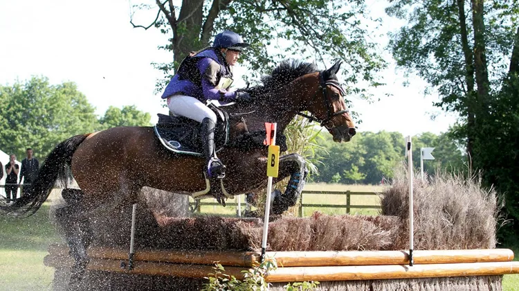 Morgane Euriat est pour l'heure deuxième du CCI U25 4*-L. 