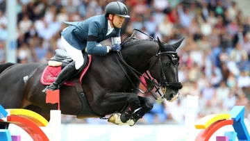 L'étalon de Simon Delestre Qlassic Bois Margot était réputé pour son passage de dos à l'obstacle.