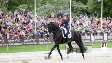 La Britannique Charlotte Fry et Everdale lors de l’édition 2023.