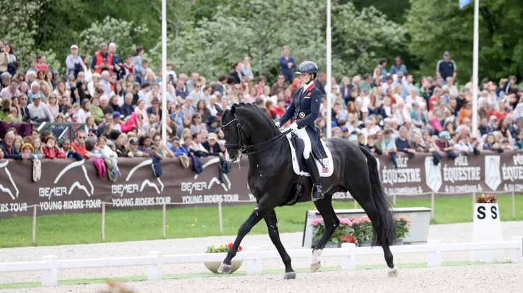 La Britannique Charlotte Fry et Everdale lors de l’édition 2023.
