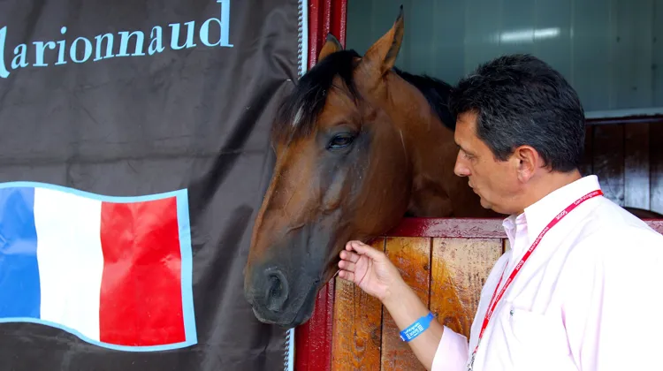 Jean-Maurice Bonneau et Flipper d'Elle aux championnats d'Europe de San Patrignano