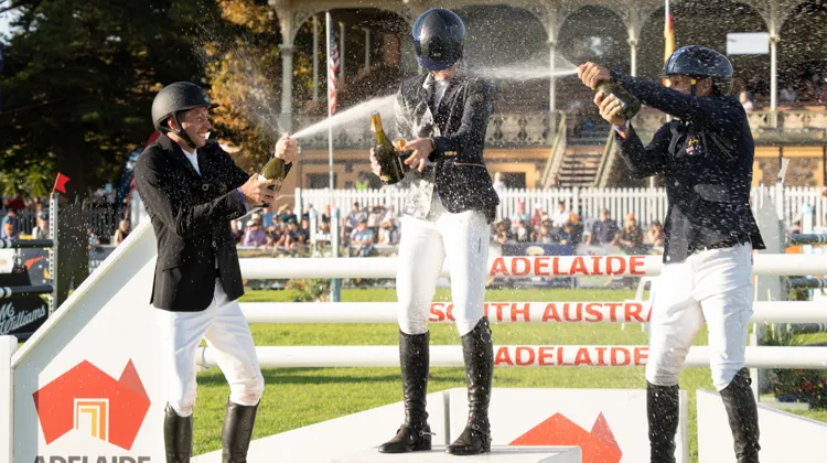 Hazel Shannon, Shane Rose et Samuel Jeffree composent le podium du CCI 5*-L d’Adélaïde