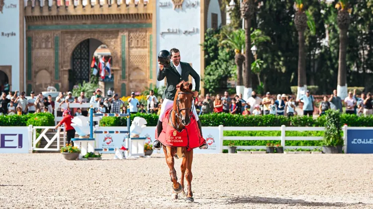 Abdeslam Bennani Smires a vécu un moment historique dans le Grand Prix à 1,55m du CSI 4*-W.