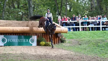 Très à leur aise au dressage, Lagona et la jeune Allemande Anna Lena Schaaf, déjà en or au Lion l’an passé, ont signé un cross parfait. 