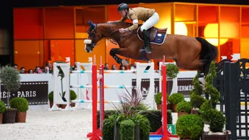 Peder Fredricson et Hansson WL dans le Grand Prix du Saut Hermès.