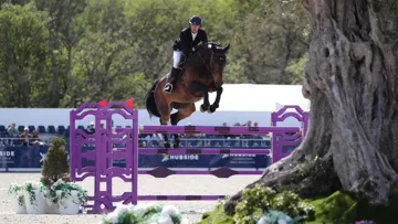 Morgan Bordat et Uma dimanche dans le Grand Prix du CSI 3* de Grimaud.