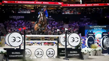 Auteurs de l'un des six sans-faute de la soirée, Marcus Ehning et Priam du Roset ont grandement participé à la victoire des Valkenswaard United hier soir.