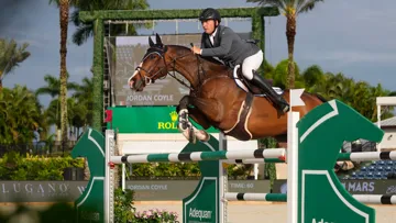 Jordan Coyle en selle sur For Gold s’est adjugé la première épreuve majeure du CSI 5* de Wellington