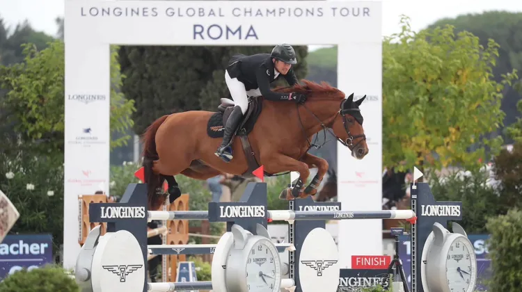 Titouan Schumacher et Eliot Brimbelles Z à Rome au Longines Global Champions Tour 