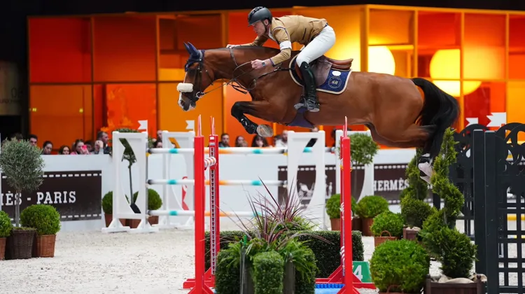 Peder Fredricson et Hansson WL dans le Grand Prix du Saut Hermès.