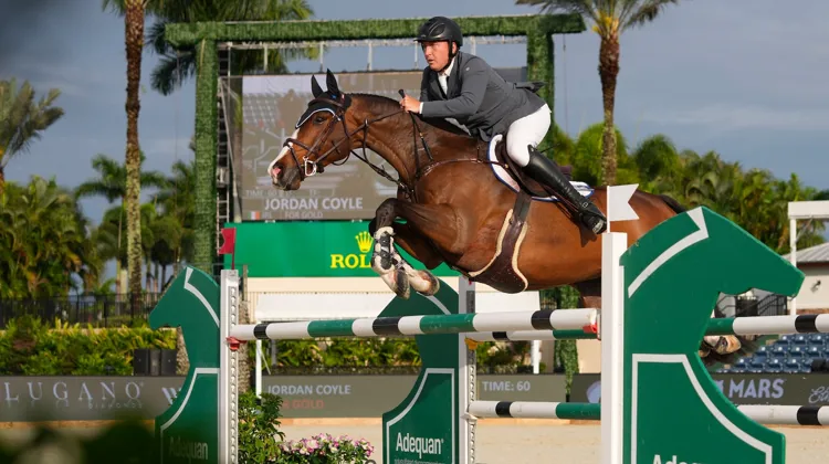 Jordan Coyle en selle sur For Gold s’est adjugé la première épreuve majeure du CSI 5* de Wellington