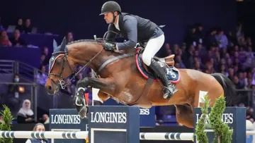 Eduardo Perreira de Menezes et H5 Chaganus, deuxième du Grand Prix Coupe du monde Longines de Lyon il y a huit jours.
