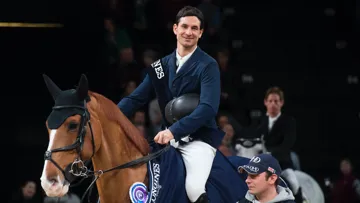 Steve Guerdat et Victorio des Frotards prendront cet après-midi le départ de la Coupe du monde à Leipzig. 
