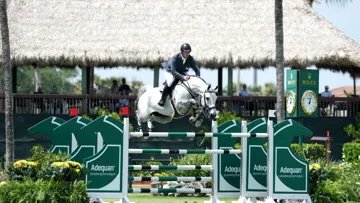 Jordan Coyle et Ariso au Winter Equestrian Festival mars 2022