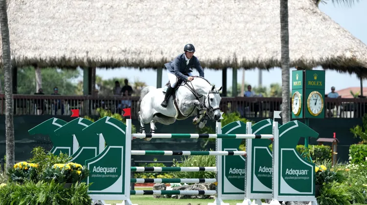 Jordan Coyle et Ariso au Winter Equestrian Festival mars 2022