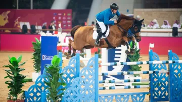 Gerfried Puck et Equitron Naxcel V se sont imposés à Doha ce samedi