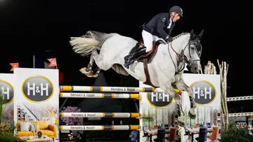 Ludo Philippaerts est ici sur Laurier, qui lui a permis de prendre part à la Coupe du monde Longines de La Corogne en décembre. 