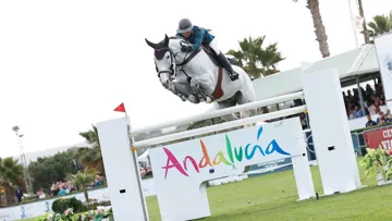 Pénélope Leprevost en route vers la victoire avec le styliste Excalibur de la Tour Vidal.