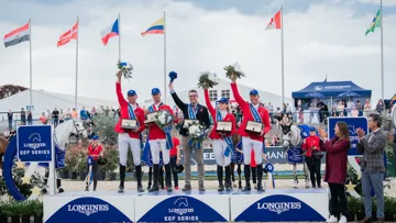 La Suisse remporte la première étape du circuit des Coupes des nations Longines EEF à Mannheim