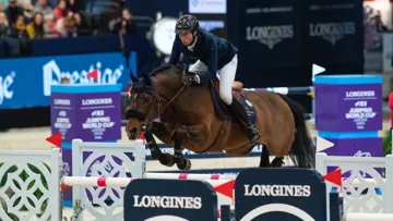 Associé à The Sinner et Chaplin (ci-dessus), Martin Fuchs a remporté son pari de gagner sa première finale de la Coupe du monde Longines avec deux chevaux.