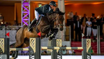 Avec Donatello d'Auge, Julien Épaillard s'est octroyé la victoire de l'épreuve phare de la journée au Longines Global Champions Tour de Cannes.