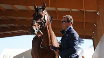 Avec le bel Atome des Étisses, Laurent Goffinet a vécu une saison extérieure en dents de scie, alternant excellentes prestations et quelques contre-performances.