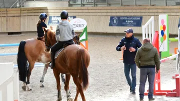 Un premier stage réservé aux jeunes cavaliers a eu lieu à Deauville fin novembre.