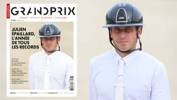 Julien Épaillard est en couverture du numéro 143 du magazine GRANDPRIX.