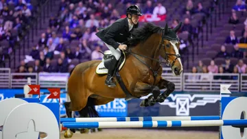 Associé à Priam du Roset, fils de Plot Blue, l’un des deux étalons les plus représentés à cette finale, Marcus Ehning ne remportera certainement pas sa quatrième finale indoor.